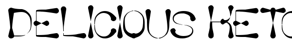 Delicious Ketchup font preview